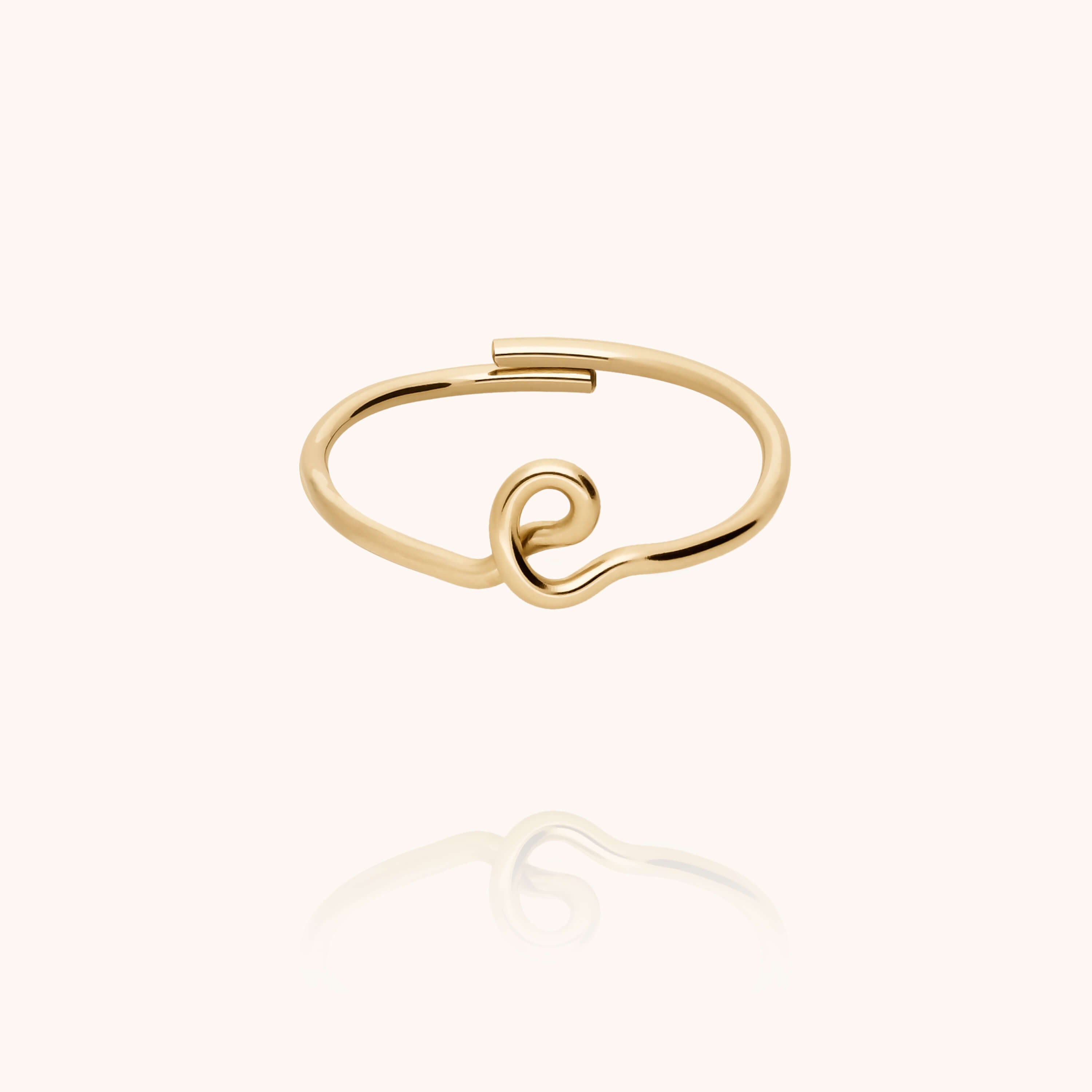 Bague affirmé gold filled 14k fiançailles Atelier Paulin