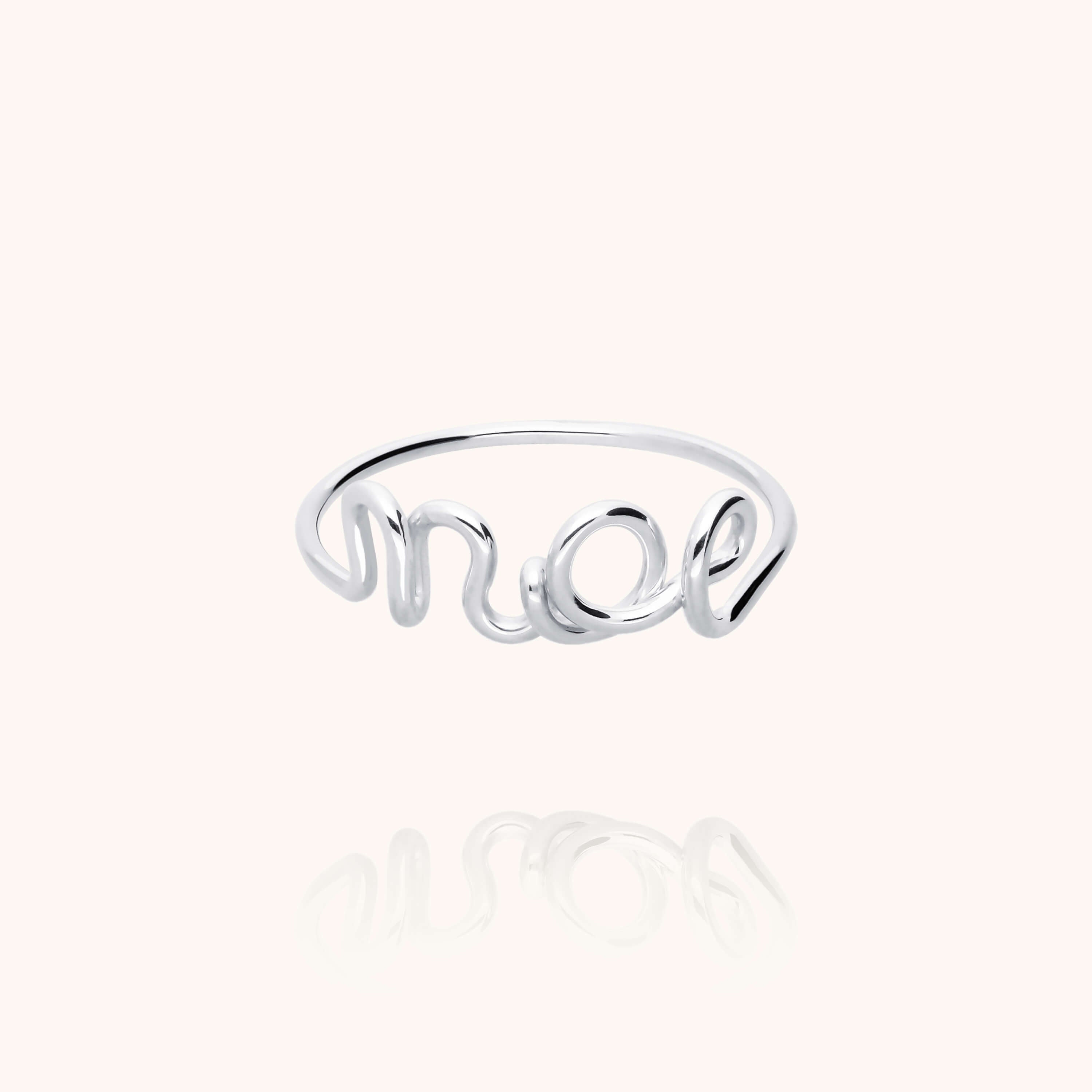 Bague Originale Personnalisée - argent initiale personnalisée argent 925 Atelier Paulin