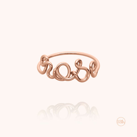 18k rose gold