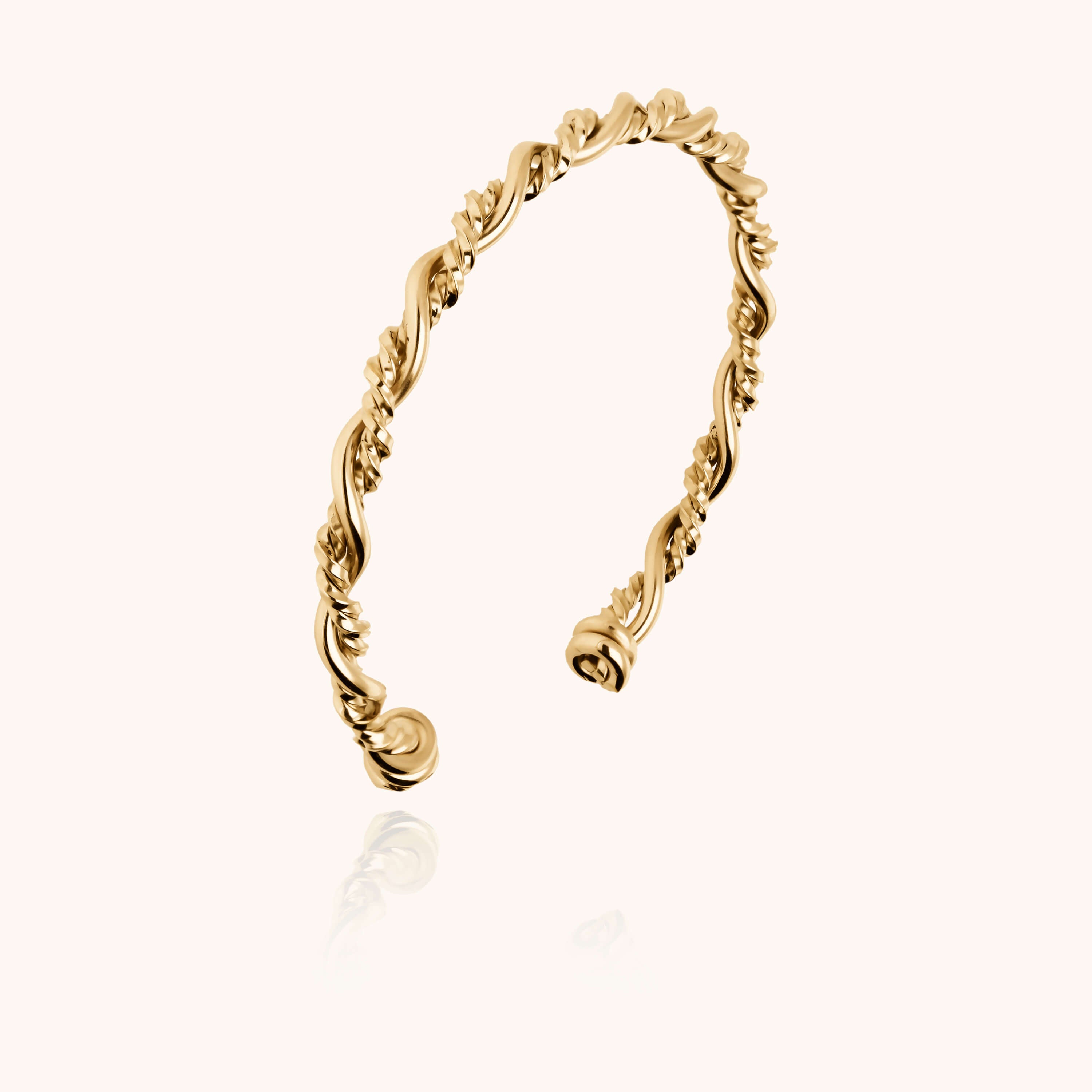 Bracelet Bramble - or jaune laminé initiale gold filled 14k Atelier Paulin