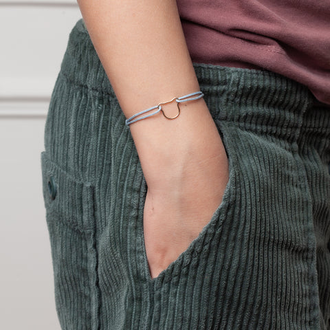 alternate image of Little Teddy Bear Child Cord Bracelet