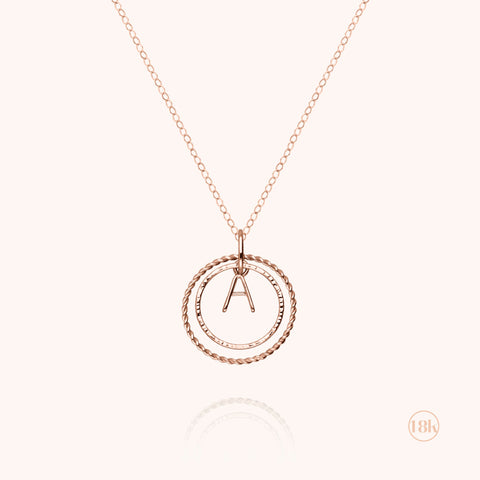 18k rose gold - A