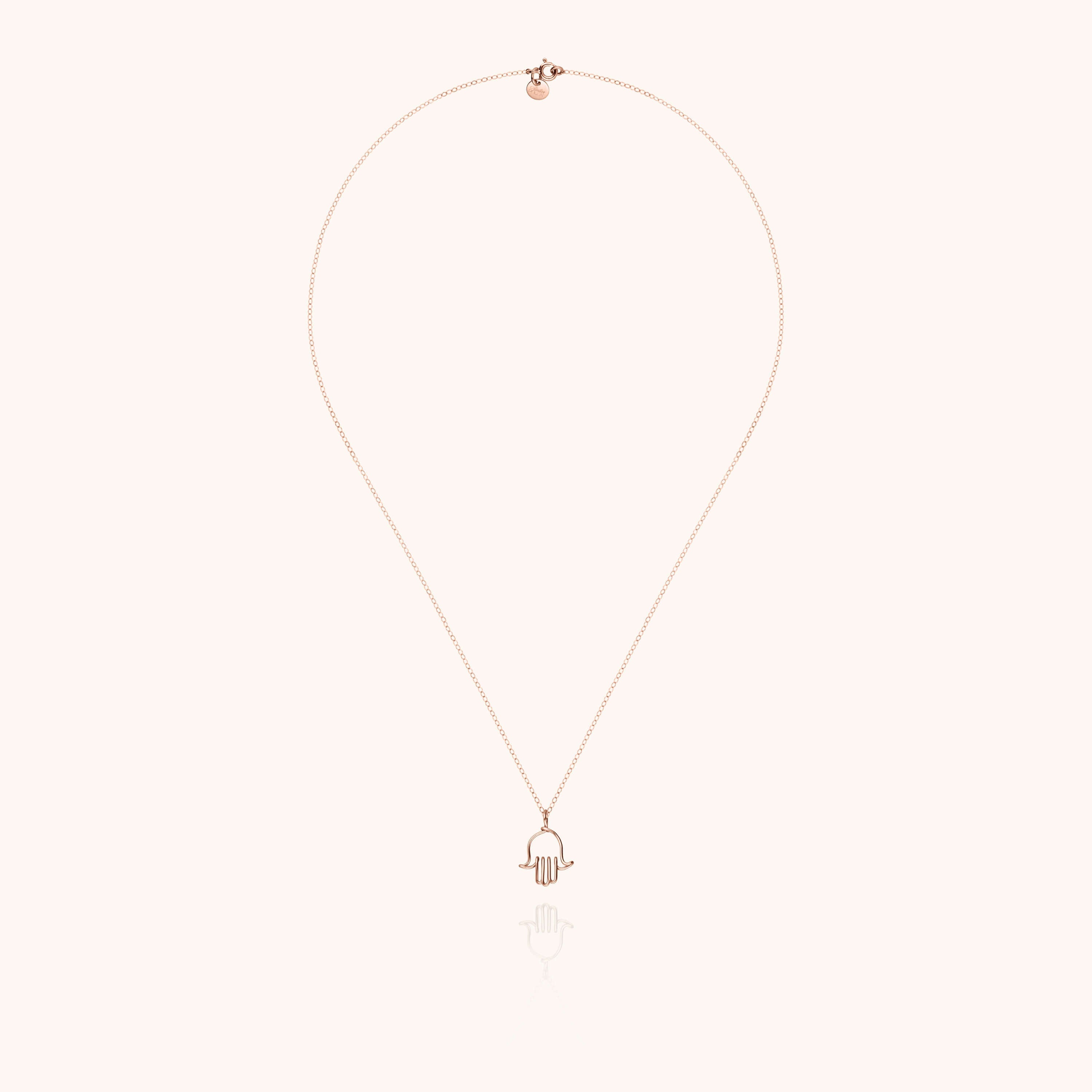 or rose laminé - main de fatma