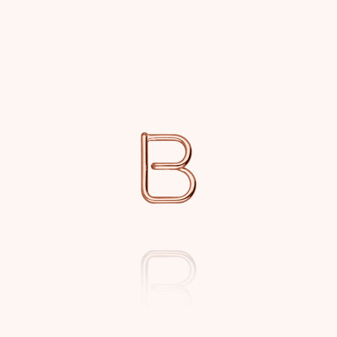 18k rose gold - B